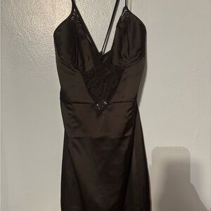 Elegant Black Lace Dress